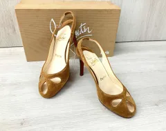 Christian Louboutin/クリスチャン ルブタン/パンプス/Por cini/Light brown suede/ブラウン/サイズ35 1/2