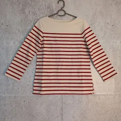 POLO RALPH LAUREN ポロラルフローレン ボーダーカットソー ロングスリーブ ロングTシャツ レッド×ホワイト 〇□