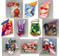 【中古】クリップ 全10種セット トレーディング アクリルクリップ 「ロックマンエグゼ×アメコミスタイル」