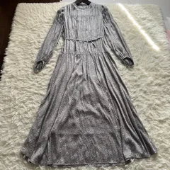 SALE　　FRAY I.D シャーリングプリントロングワンピース