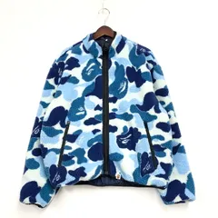 【中古品】A BATHING APE アベイシングエイプ ABC CAMO BOA RIPSTOP カモ ボア リップストップ REVERSIBLE JACKET リバーシブル ジャケット アウター 【142-260128-ya-09-izu】