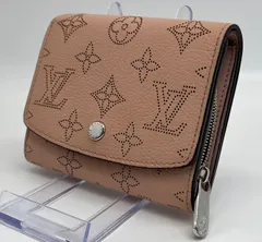 ルイヴィトン マヒナ ポルトフォイユ イリス コンパクト 二つ折り財布 M62541