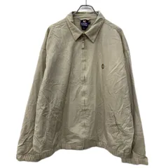 90s CHAPS RALPH LAUREN スウィングトップ XXL ベージュ チャップス ラルフローレン ジップアップ チンストラップ 春物 a801-6137
