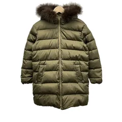 ビューティアンドユース ユナイテッドアローズ ダウンコート サイズS レディース - ダークグリーン×ダークブラウン