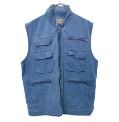 90s J.CREW ダックベスト ワークベスト アメカジ バイカー 腰ゴム