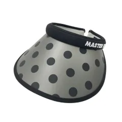 MASTER BUNNY EDITION マスターバニーエディション  クリア サンバイザー ドット柄 ブラック系 FR [240101611650] ゴルフウェア ストスト