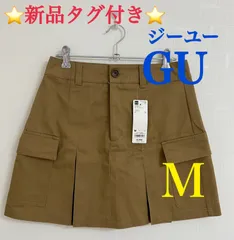 ⭐新品⭐ ジーユー GU ローウエスト カーゴミニスカート ベージュ M レディース WOMEN ミニスカート カーゴスカート スカート ミニ フレア