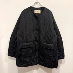 Ray BEAMS レイ ビームス キルティングノーカラーブルゾン ジャケット ブラック サイズ0【送料込み】