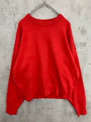 UNIQLO C ユニクロ   スムースコットン クルーネック   ニット セーター sizeM/赤■■レディース