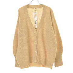 【LOUNIE】11838104 袖ボリュームニット長袖カーディガン