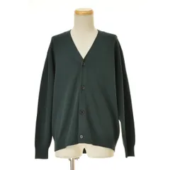【UNITEDARROWSGreenLabelRelaxing】25AW 32281990528 ポリエステル ウール ミラノリブ Vネック長袖カーディガン