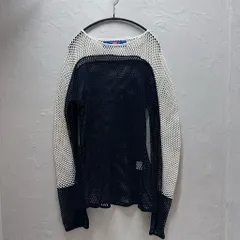 blackmeans ブラックミーンズ MESH LONG SLEEVE T-SHIRT ロンT 945-70GT08-04 ブラック size:3【代官山B01】