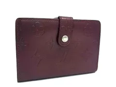 LOUIS VUITTON ルイヴィトン 財布 ポルトモネ ビエ ヴィエノワ M65156 ワインレッド モノグラムマット レディース 二つ折り財布 がま口 シルバー金具