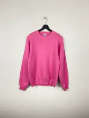 90s ラッセルアスレチック ピンク スウェットシャツ マンツーマン S <292>