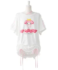 夢展望公式 [新品未使用] 【ＳＲ】リボンＴシャツ [マイメロディ] 他カラー別ページ有  カットソートップス カットソートップス・Ｔシャツ（半袖） 535784-01