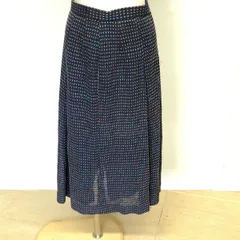 [値下げ交渉歓迎] 訳あり PINO-RE ピノーレ スカート ネイビー系 Mサイズ B-109