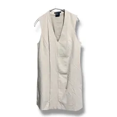 A|X ARMANI EXCHANGE アルマーニエクスチェンジ ノースリーブワンピース Vネック ミニワンピース サイドファスナー レディース サイズXS ベージュ 春 久喜倉庫店 23 No.K 1327