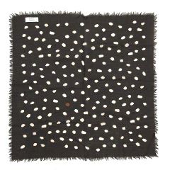 極美品✨アニエスベー コットンスカーフ Rue du Jour モノトーン