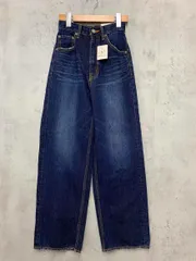 新品 AZUL BY MOUSSY アズールバイマウジー 250BSA11-043A ハイウエストワイド デニムパンツ size24/ネイビー ■■ レディース