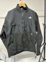 THE NORTH FACE 刺繍ロゴ フリースジャケット ブラック M US古着