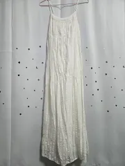 ザラ ホワイト ロングスリップ ONE PIECE M