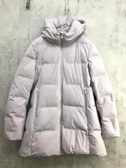 UNIQLO ユニクロ 211-456923 ストレッチシームレスダウンショート コート sizeM/グレー ◆■ レディース