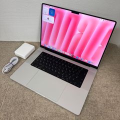 【送料無料】美品 Apple MacBook Pro 16(2021, A2485) M1 Pro / RAM 32GB / SSD 512GB / シルバー / 充放電回数 : 111 [MC114]