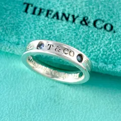 Tiffany & Co. ナローリング 美品【リペア済み]Tiffany & Co ティファニー ナローリング 14号