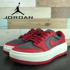 NIKE AIR JORDAN 1 LV8 ナイキ エア ジョーダン 1 エレベイト ミディアムグレー ホワイトバーシティレッド レッド 23.5cm レディース スニーカー U11171 DH7004-006