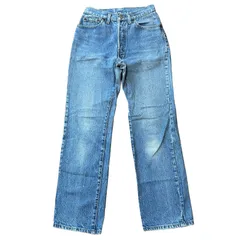 LEVI'S 26501-0156 80S USA製 ボタン裏674 ハイウエスト ストレートデニム ブルー サイズW27 メンズS リーバイス