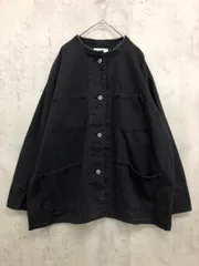 AMERICAN HOLIC アメリカンホリック デニムカバーオール ジャケット sizeM/黒 ■■ レディース