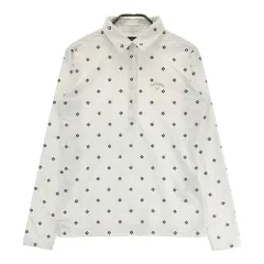 サイズ：S CALLAWAY キャロウェイ  長袖ポロシャツ 花柄 ホワイト系 [240101586188] ゴルフウェア レディース ストスト