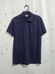 ラコステ ネイビー 半袖 ポロTシャツ S