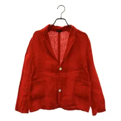 R&D.M.Co / オールドマンズテーラー | リネン シェルボタン 2B ジャケット | S | レッド | レディース