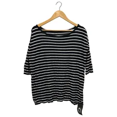 Deuxieme Classe (ドゥーズィエムクラス) ■ ② セルティスボーダーハイゲージPO  レディース ブラック FREE