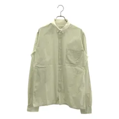 Martin Margiela / マルタンマルジェラ | 2007SS | ここのえ コットン ストライプシャツ | 2 | グリーン系 | メンズ