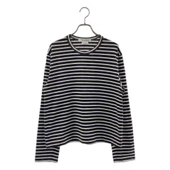 COMME des GARCONS COMME des GARCONS / コムコム | 2023AW | コットン ボーダー クルーネックカットソー | S | ホワイト/ブラック | レディース