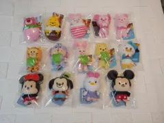 ディズニー ミッキー ミニ プー ティガー イヨル ピグレット ドナルド キーチェーン バッグホルダー ぬいぐるみ