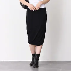 JILSANDER ジルサンダー ロングスカート エラスティック スカート J01MA0138 J66280 レディース ブラック 無地 レーヨン カジュアル ストレッチフィット オフィスカジュアルのサムネイル