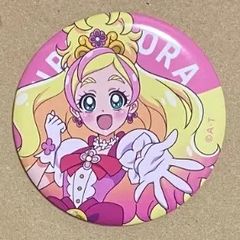 プリキュア】春フェス 夏フェス 缶バッジ キュアフローラ 春野はるか