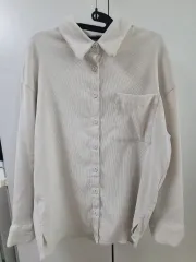 8seconds コーデュロイ シャツ ライトグレー 5566