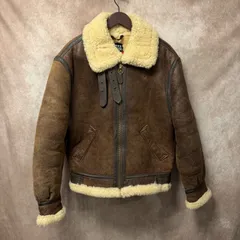 SCHOTT B-3 ムートン フライトジャケット ヴィンテージ 42 XL相当 ボンバー 本革