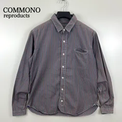 COMMONO reproducts JAPAN made plaid L/S shirts 2 M コモノリプロダクツ 長袖シャツ チェック コットン ベーシック 定番のサムネイル