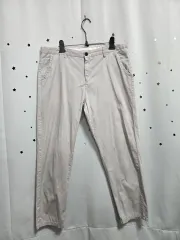 バーバリー ベージュ コットン パンツ 34