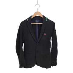 フレッドペリー FRED PERRY 鹿の子 テーラードジャケット レディース  S