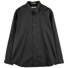 古着 00年代~ カルバンクライン Calvin klein 長袖 コットンストライプシャツ メンズXL相当/eaa611719