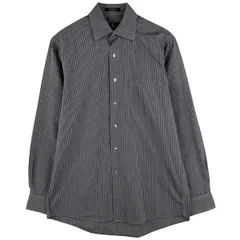 古着 カルバンクライン Calvin klein 長袖 コットンストライプシャツ メンズM相当/eaa611722