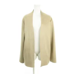 ザラ ZARA フェイクスエードジャケット カーディガン トッパー M ベージュ /AH5 ■GY61