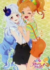 ネコぱら メイプル&シナモン 描き下ろしB2タペストリー 水着ver