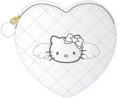 【中古】財布・パスケース ハローキティ キルティングハートコインケース シルバー 「サンリオキャラクターズ」